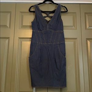 Nanette Lepore Denim Dress Sz 6